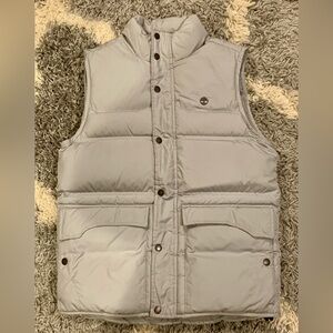 Timberland Puffer/Down Vest Gray Size Small